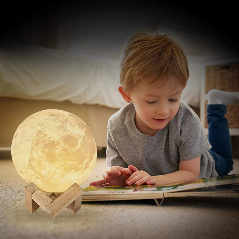 Lunalux Forhia — Lámpara 3D Recargable de 16 Colores