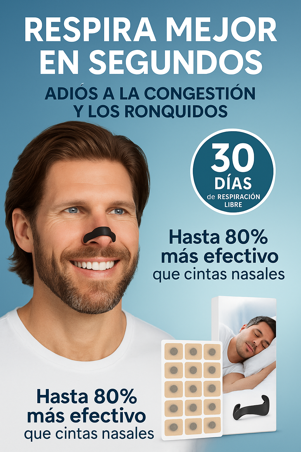 Dilatador Nasal Magnetico Forhia AirMax – Respira Mejor, Vive Mejor